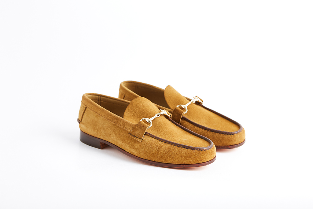 Mocasín Horsebit Gamuzón Coco