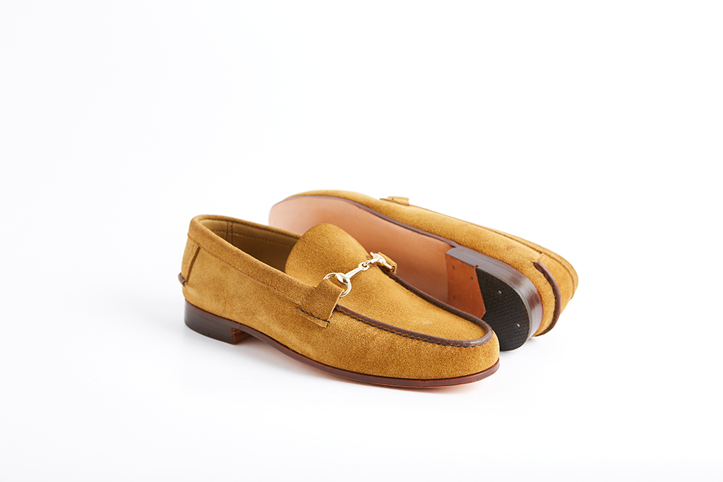 Mocasín Horsebit Gamuzón Coco - Imagen 4