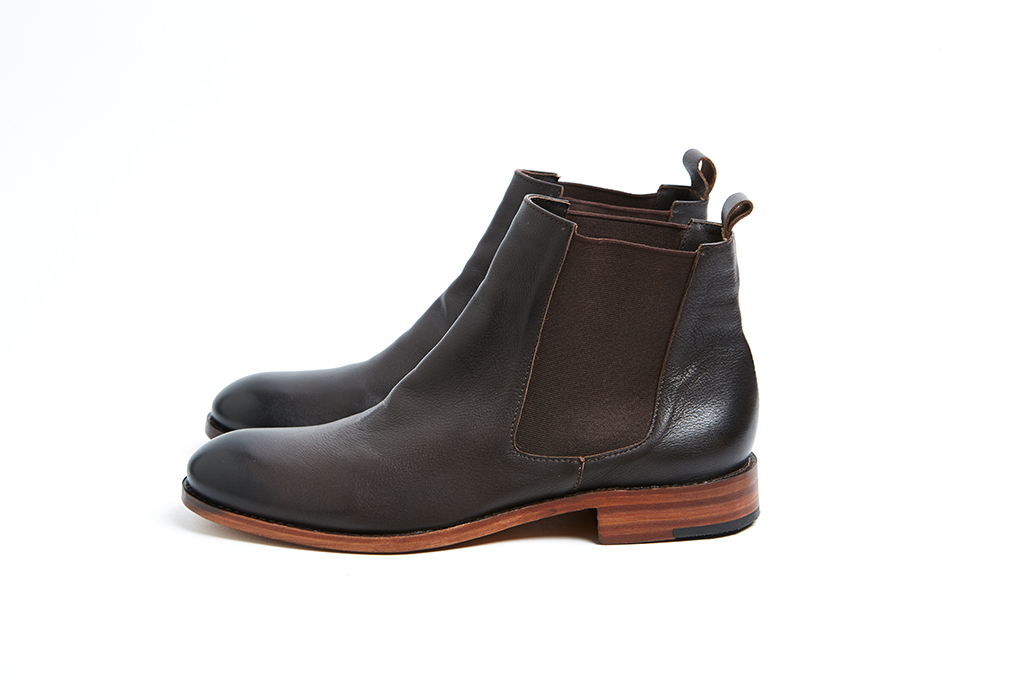 Bota Chelsea Cuero Chocolate - Imagen 3