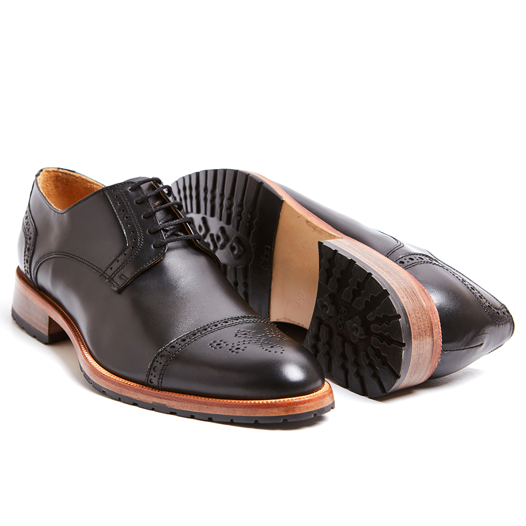 Zapato Derby Urbano Negro - Imagen 4