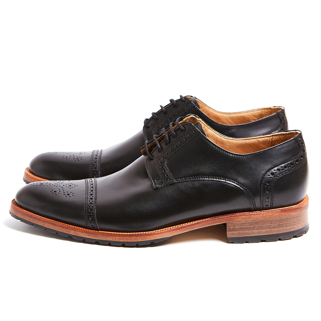Zapato Derby Urbano Negro - Imagen 3